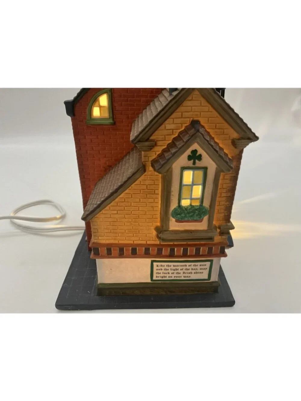 Dept 56 Katie McCabe's Restaurant & Books Porcelain Building Vintage Retired